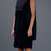 Balenciaga Pleated Cape Dress in Black - Lyst
