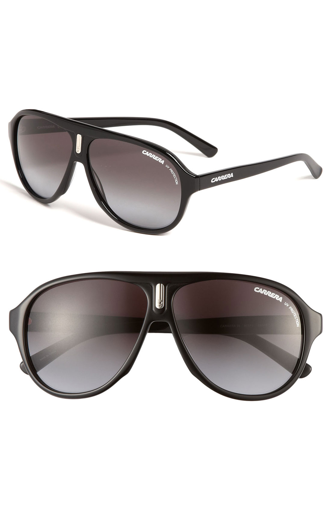 Carrera Eyewear Aviator Sunglasses in Black (black/ grey gradient) Lyst