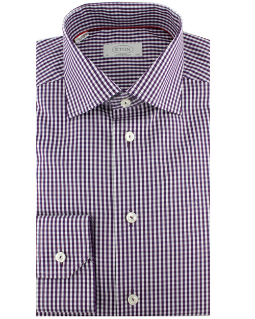 purple gingham shirt mens