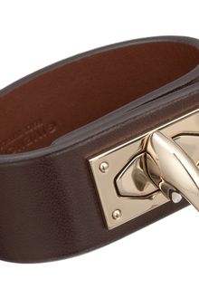 Givenchy Shark Lock Leather Bracelet - Lyst
