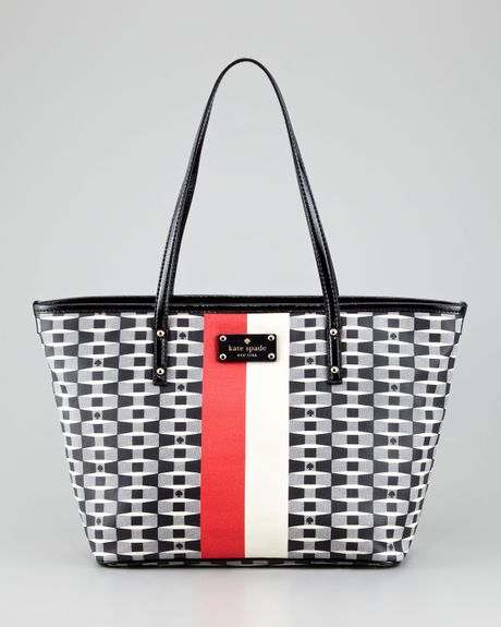 kate spade printed tote