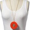 Kate Spade Come Full Circle Pendant in Gold (red) - Lyst
