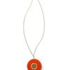 Kate Spade Come Full Circle Pendant in Gold (red) - Lyst