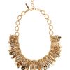 Oscar De La Renta Crystal Branch Necklace in Gold (black ivory) - Lyst