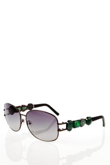 Oscar de la Renta Gemstone Sunglasses - Lyst