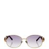 Oscar De La Renta Gemstone Sunglasses in Gold - Lyst