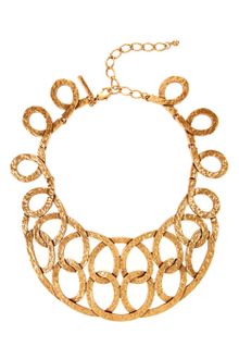 Oscar de la Renta Linked Looped Necklace - Lyst