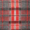 Topshop Red Check Skater Skirt in Red - Lyst