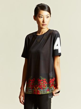 Givenchy Givenchy Womens Printed Tshirt - Lyst