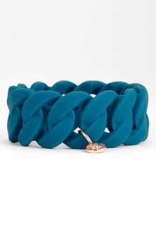 Marc By Marc Jacobs Rubber Turnlock Katie Stretch Bracelet - Lyst