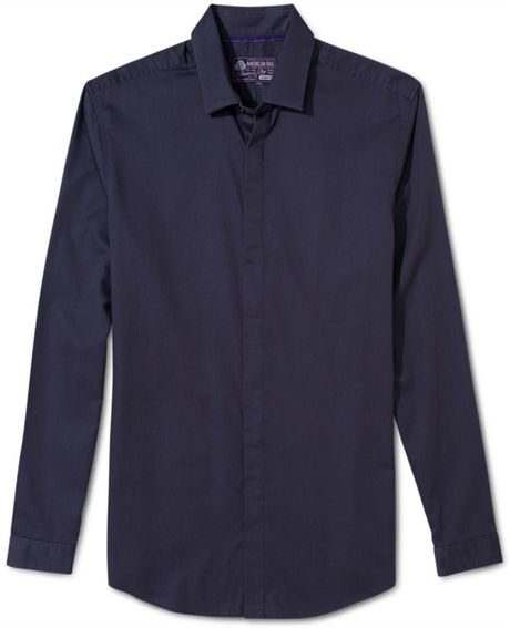 no show button dress shirt