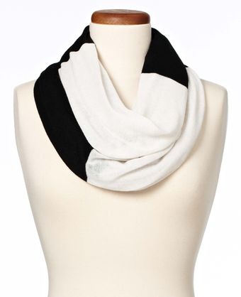 Ann Taylor Colorblock Infinity Scarf - Lyst
