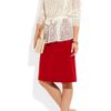 Chloé Belted Lace Blouse in White - Lyst