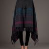 Emilio Pucci Long Poncho in Gray (grey) - Lyst