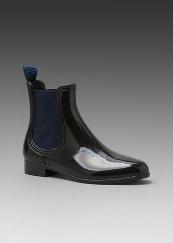 Juicy Couture Harper Short Rain Boot in Blackregal Navy - Lyst