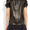 Michael Kors Leather Top in Black - Lyst