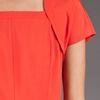 Narciso Rodriguez Cap Sleeve Dress in Red (poppy) - Lyst