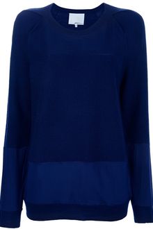 3.1 Phillip Lim Panel Sweater - Lyst