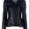 Alexander Mcqueen Peplum Jacket in Black - Lyst