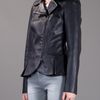 Alexander Mcqueen Peplum Jacket in Black - Lyst