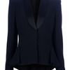 Alexander Mcqueen Ruffle Blazer in Black - Lyst