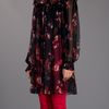 Alexander Mcqueen Sheer Silk Blouse in Floral (black) - Lyst