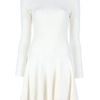 Alexander Mcqueen Pleated Dress in Beige (cream) - Lyst