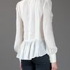 Alexander Mcqueen Victorian Blouse in White - Lyst