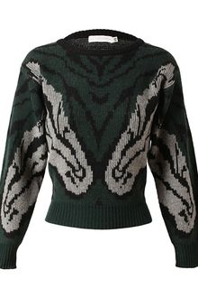 Altuzarra Woolcashmere Jumper with Horse Head Motif - Lyst