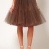 Asos Full Skirt in Mesh in Green - Lyst