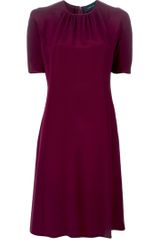 Derek Lam Silk Ruched Dress