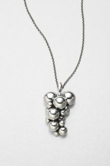 Georg Jensen Sterling Silver Grape Necklace - Lyst