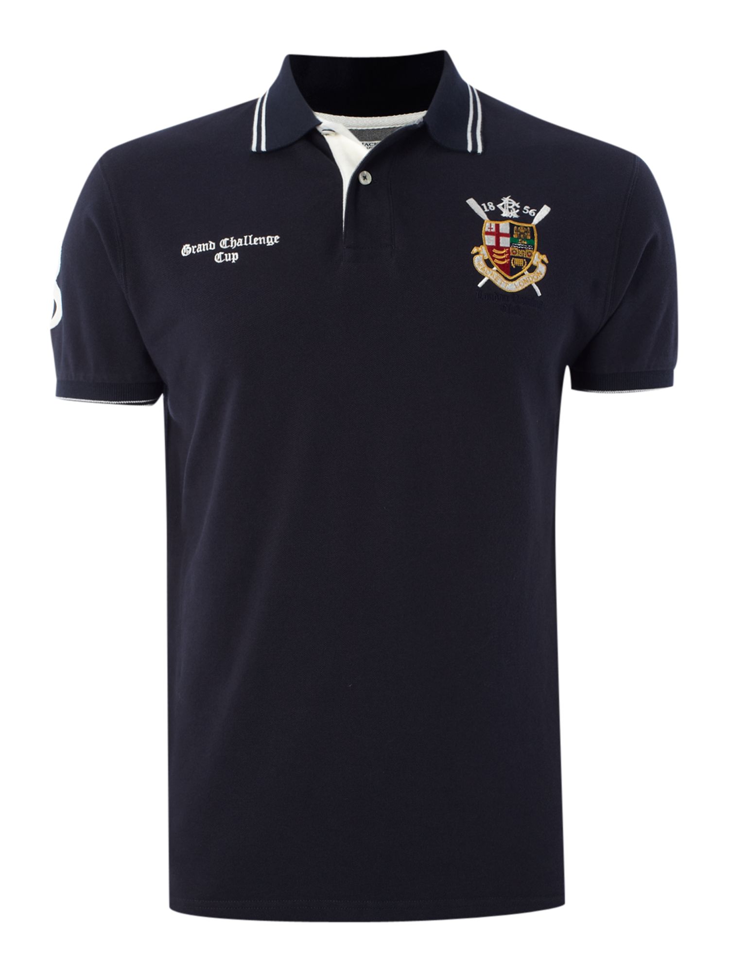 Hackett Regular Fit Lrc Logo Number Polo Shirt in Blue for Men (navy) | Lyst