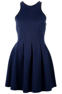 T By Alexander Wang Pleated Racer Dress - Lyst