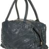 Topshop Striped Leather Holdall in Blue (teal) - Lyst