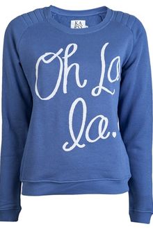 Zoe Karssen Oh La La Sweatshirt - Lyst