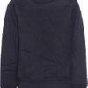 Acne Charlotte Quilted Merino Wool Sweater in Blue - Lyst