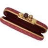 Alexander Mcqueen Knuckle Swarovski Crystal Box Clutch in Red (cherry) - Lyst
