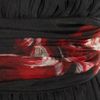 Alexander Mcqueen FloralPrint Pleated Silk Chiffon Gown in Black (floral) - Lyst