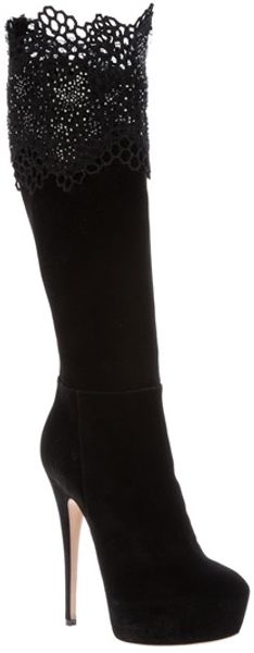 Casadei Honeycomb Detail Boot - Lyst