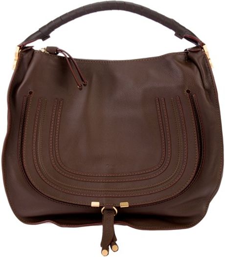 Chloé Marcie Tote in Brown - Lyst