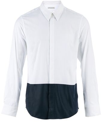 Dries Van Noten Twotone Shirt - Lyst