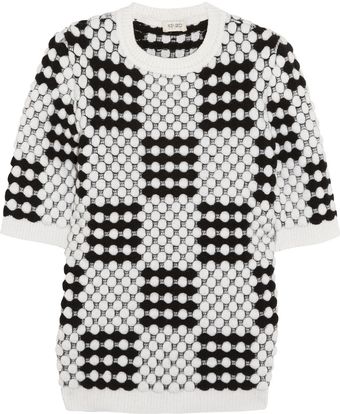 Kenzo Bobbleknit Woolblend Sweater - Lyst