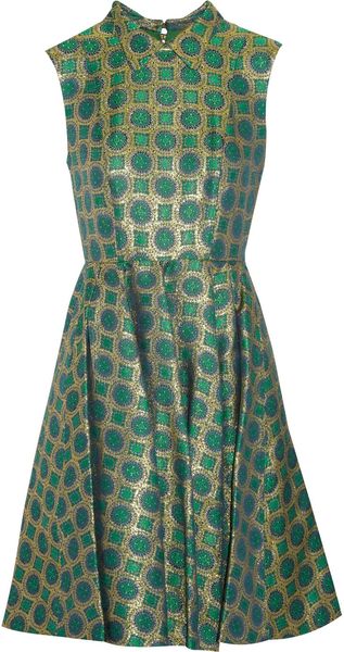 Kenzo Medallion Brocade Dress - Lyst