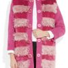 Marc Jacobs Faux Fur and Sequinembellished Cardigan in Purple (magenta) - Lyst