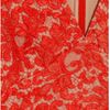 Matthew Williamson Feathertrimmed Embellished Lace Dress in Red - Lyst