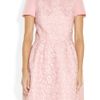 Oscar De La Renta Lace and Silk Faille Dress in Pink - Lyst