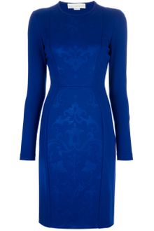 Stella McCartney Embossed Stretch Jersey Pencil Dress - Lyst