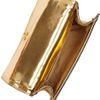 Stella Mccartney Pembridge Faux Leather Clutch in Gold - Lyst