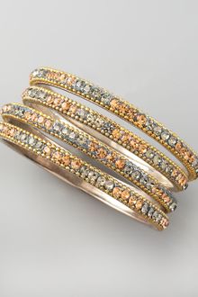 Chamak By Priya Kakkar Pave Crystal Bangles - Lyst